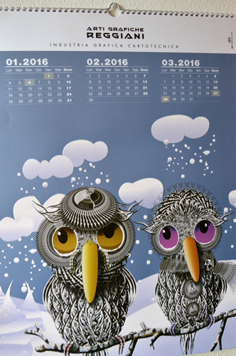 Calendario 2015 · Arti Grafiche Reggiani
