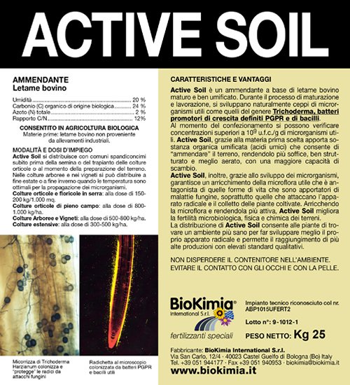 BioKimia International S.r.l. · Active Soil