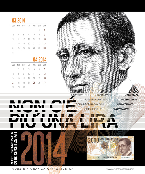 Calendario 2014 · Arti Grafiche Reggiani